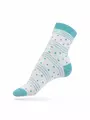 Носки женские esli classic 090 белый-бирюза, , 36-37 (23), ESLI, - 1