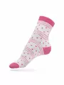 Носки женские esli classic 090 белый-розовый, , 38-39 (25), ESLI, - 1
