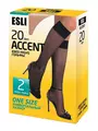 Гольфы женские accent 20 new esli (2 пары), , 36-39 (23-25), ESLI, - 1