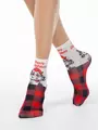 Носки женские с новогодними рисунками fantasy 70 конте 085 mix, , 36-39 (23-25), CONTE ELEGANT, - 1