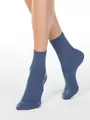 Хлопковые женские носки conte classic 000 джинс, , 36-37 (23), CONTE ELEGANT, - 1