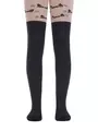 Колготки детские sof-tiki (махровые внутри) с рисунками 532 бежевый-черный, , 140-146 (22), CONTE-KIDS, - 1