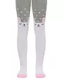 Колготки детские sof-tiki (махровые внутри) с рисунками 522 светло-серый, , 128-134 (20), CONTE-KIDS, - 1
