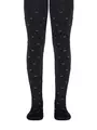 Колготки детские хлопковые conte-kids tip-top с люрексом 547 черный, , 140-146 (22), CONTE-KIDS, - 1