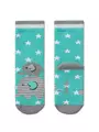 Махровые носки sof-tiki с рисунками "слоники" 415 бирюза, , 12, CONTE-KIDS, - 1