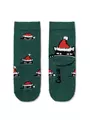 Новогодние детские носки с пушистой нитью «xmas cat» conte-kids 524, , 13-14, CONTE-KIDS, - 1