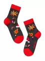 Новогодние детские носки conte-kids 307 темно-серый, , 16-18, CONTE-KIDS, - 1