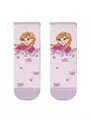 Носки детские с люрексом. стразами и рисунками героев ©disney frozen 429 светло-розовый, , 22, CONTE-KIDS, - 1