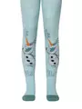 Хлопковые детские колготки с люрексом. стразами ©disney frozen 512 бледно-бирюзовый, , 128-134 (20), CONTE-KIDS, - 1