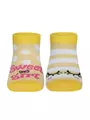 Хлопковые детские носки "веселые ножки" 284 светло-желтый, , 12, CONTE-KIDS, - 1