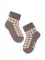 Теплые махровые детские носки sof-tiki (с отворотом) 222 кофейный, , 16, CONTE-KIDS, - 1