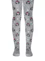Новогодние детские колготки «xmas panda» conte-kids 554 серый, , 62-74 (12), CONTE-KIDS, - 1