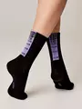 Носки женские (удлиненные) active 433 черный-сиреневый, , 36-37 (23), CONTE ELEGANT, - 1