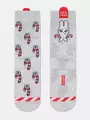 Мужские новогодние носки diwari new year 907 светло-серый, , 42-45 (27-29), DIWARI, - 1
