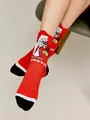 Женские новогодние носки conte new year 911 красный, , 36-39 (23-25), CONTE ELEGANT, - 1