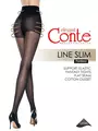 Колготки с имитацией шва и утягивающими шортиками line slim, , 4, CONTE ELEGANT, - 1