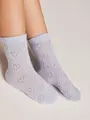 Носки детские miss (ажурные) 696 бледно-фиолетовый, , 14, CONTE-KIDS, - 1