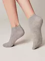Носки женские esli basic (короткие) 000 серый, , 36-39 (23-25), ESLI, - 1