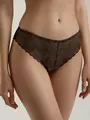 Трусы женские танга femina tp6122 эспрессо, , 106/XL, CONTE ELEGANT, - 1