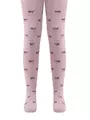 Теплые махровые детские колготки sof-tiki (махровые внутри) 652 пепельно-розовый, , 128-134 (20), CONTE-KIDS, - 1