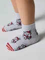Носки детские новогодние new year 951 светло-серый, , 13-14, CONTE-KIDS, - 1