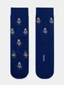 Хлопковые мужские носки diwari happy с рисунками 190 синий, , 40-41 (25), DIWARI, - 1
