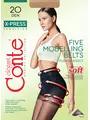 Колготки женские conte x-press 20 nero, , 3, CONTE ELEGANT, - 1