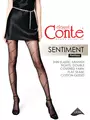 Колготки c диагональными надписями conte sentiment nero, , 4, CONTE ELEGANT, - 1