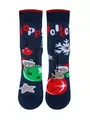 Носки детские (новый год) school 3079 брестские 8005 т.синий меланж, , 19-20, БРЕСТСКИЕ, - 1