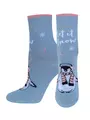 Носки женские (новый год) classic 1133 брестские 617 серо-голубой, , 36-37 (23), БРЕСТСКИЕ, - 1