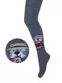 Колготки детские махровые с рисунком kids 3265 брестские 4029 серый, , 104-110 (16), БРЕСТСКИЕ, - 1