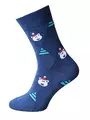 Носки мужские (новый год) classic 2127 брестские 123 синий, , 44-45 (29), БРЕСТСКИЕ, - 1