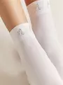 Матовые носки с сияющей термоаппликацией moment fantasy silver-bianco, , 36-38 (23-25), CONTE ELEGANT, - 1