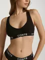 Женское бюстье из бамбука comfy line lbe 2989 black-silver, , 170-84/XS, CONTE ELEGANT, - 1