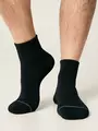 Мужские короткие носки с махровой стопой comfort 212 черный, , 40-41 (25), DIWARI, - 1