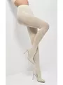 Ажурные хлопковые колготки омса corsia 120 avorio, , 3, OMSA, - 1