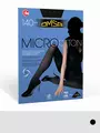 Теплые двухслойные колготки omsa micro&cotton 140 nero, , 2, OMSA, - 1