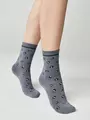 Носки женские (махровая стопа) esli perfect 569 темно-серый, , 36-39 (23-25), ESLI, - 1