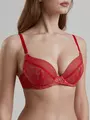 Бюстгальтер push-up conte nocturne tb1198 красный, , 80C, CONTE ELEGANT, - 1