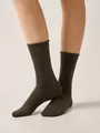 Носки женские (без резинки) comfort 000 темно-коричневый, , 39-41 (25-27), CONTE ELEGANT, - 1