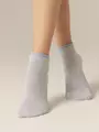 Укороченные женские носки conte active 035 светло-серый-голубой, , 39-41 (25-27), CONTE ELEGANT, - 1