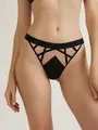Трусы «танга» женские criss cross lta 2998 black-natural, , 90/XS, CONTE ELEGANT, - 1