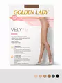Женские колготки с шортиками golden lady vely 15 nero, , 3, GOLDEN LADY, - 1