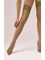 Чулки с кружевной каймой omsa malizia 40 caramello, , 3, OMSA, - 1