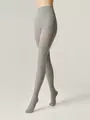 Тёплые ажурные колготки conte ajour 300 grey, , 2, CONTE ELEGANT, - 1