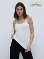 Майка "топ" женская omsa 1001 bianco, , 44 (S), OMSA, - 1