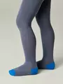 Колготки детские conte-kids tip-top 710 темно-серый, , 116-122 (18), CONTE-KIDS, - 1