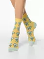 Носки средней длины spongebob брестские 4203 желтый, , 40-43 (27-29), БРЕСТСКИЕ, - 1