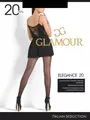 Колготки с имитацией шва glamour elegance 20 miele, , 3, GLAMOUR, - 1