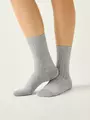 Удлинённые женские носки conte classic 784 серый, , 39-41 (25-27), CONTE ELEGANT, - 1